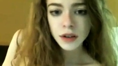 Cute Girl On Webcam