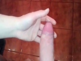 Handjob in Bathroom