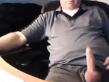 Handsome dad exposing his penis