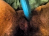 Hairy amateur solo toy fuck