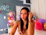 Hottest brunette solo webcam masturbation 2