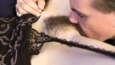 Hot babe uses the art of seduction to get her hairy beaver fucked good