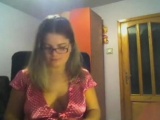 Webcam show with pretty rosebud