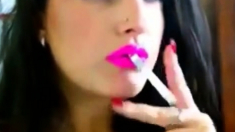 lipstick smoking
