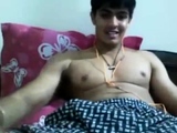 Hung Uncut Indian Guy Wanking on Cam