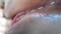 dripping wet asian pussy
